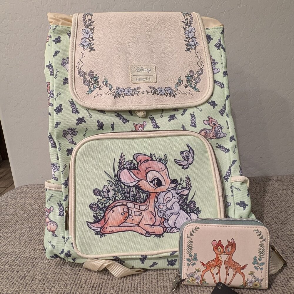 Loungefly Disney Bambi & Thumper set - backpack and wallet